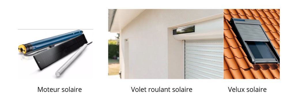 Produits concernés par les pannes de volets solaires